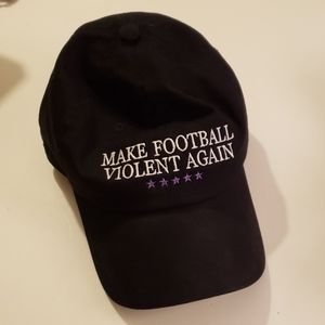 Black 'Make Football Violent Again' Vikings cap